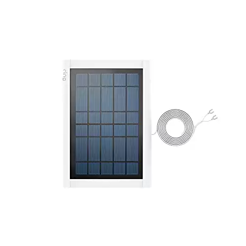 Ring Solar Panel for Doorbells - Video Doorbell 2, Video Doorbell 3, Video Doorbell 3 Plus, Video Doorbell 4, Battery Video Doorbell Plus | White