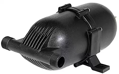 SHURflo 182-200 Pre-Pressurized Accumulator Tank,Black, 9.1