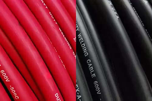 TEMCo INDUSTRIAL WC0451-80' (40' Blk, 40' Red) 6 Gauge AWG Welding Lead & Car Battery Cable Copper Wire Black + RED | Made in USA