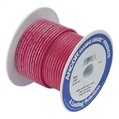 Ancor 102810 Wire, 100 16 Tinned Copper, Red